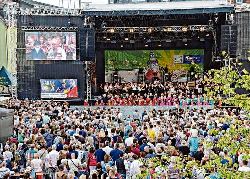 Auch in diesem Jahr wird Musikbegeisterten beim Finsterwalder Sängerfest so einiges geboten. Foto: Heike Lehmann