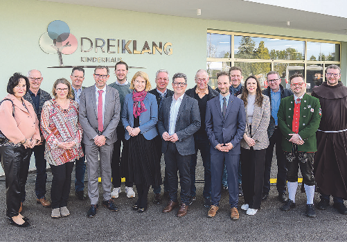 Feierliche Eröffnung des neuen Kinderhauses„Dreiklang“ und des Musikheims der Stadtkapelle Enns Foto: Wolfgang Simlinger