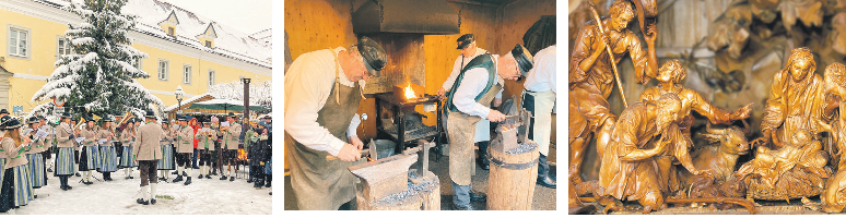 Ein hochwertiges Musikprogramm, lebendiges Handwerk und Krippentradition.