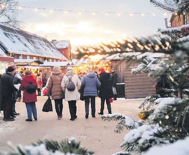 Impressionen vom Weihnachtsmarkt auf Gut Basthorst im letzten Jahr Foto: Home & Garden Event GmbH