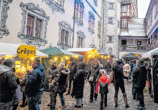 Am ersten Adventswochenende ist Schloss-Weihnachtsmarkt in der Schenkenstadt Gaildorf. Foto: Mathias Welz