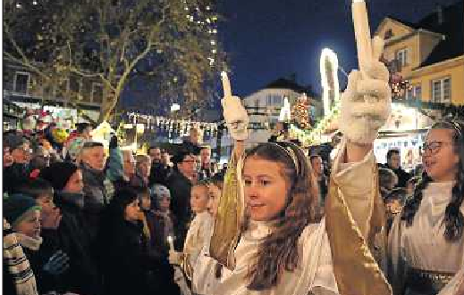 Immer wieder beliebt: Tanzende Engel FOTO: GISELA BÖHMER