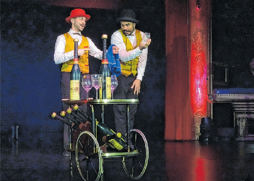 Das Duo Gancho bewies, dass es nicht vieler Worte bedarf, um das Publikum bestens zu unterhalten.