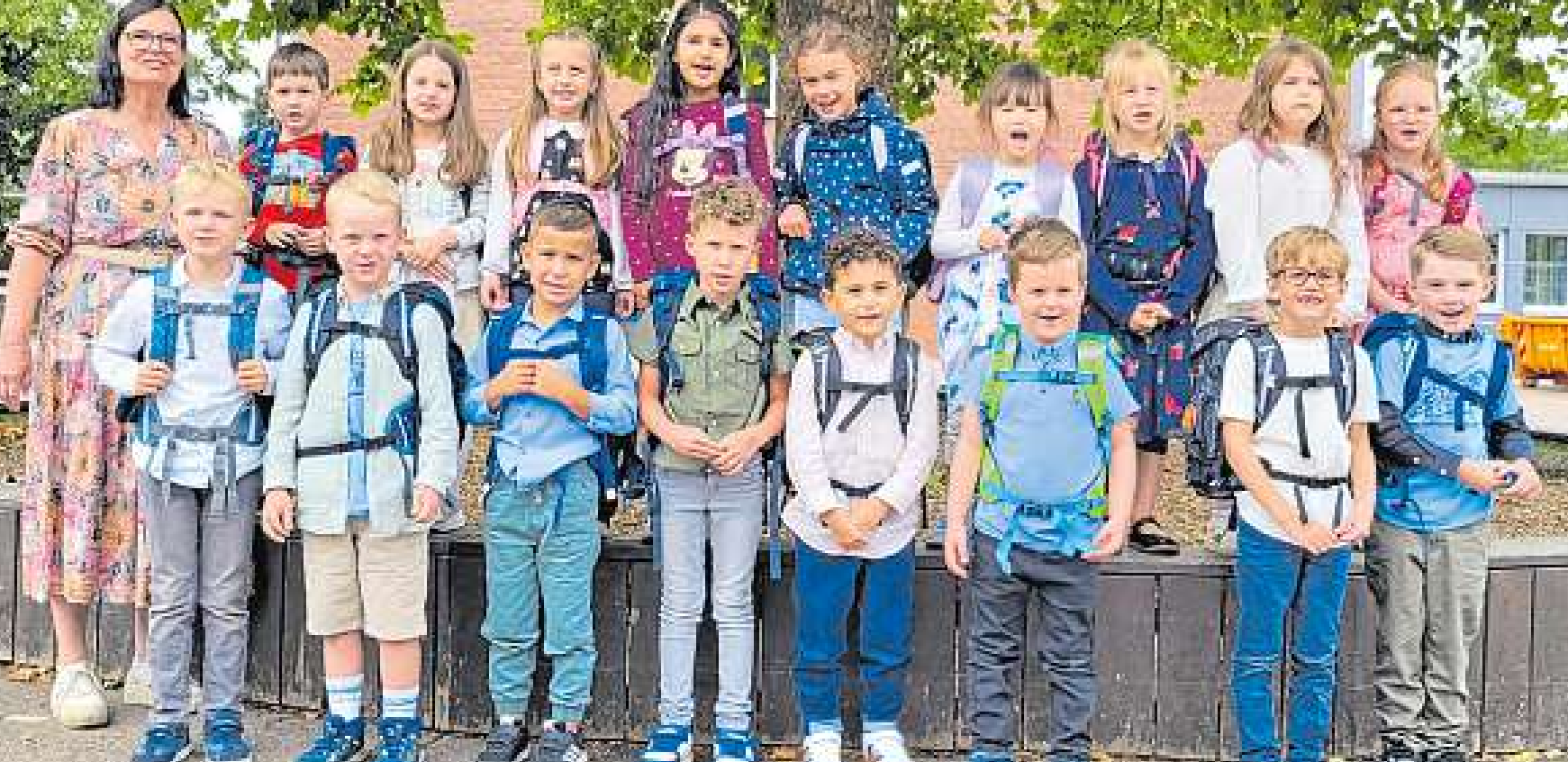 Klasse 1a, Klassenlehrerin Fr. Martje Dammann