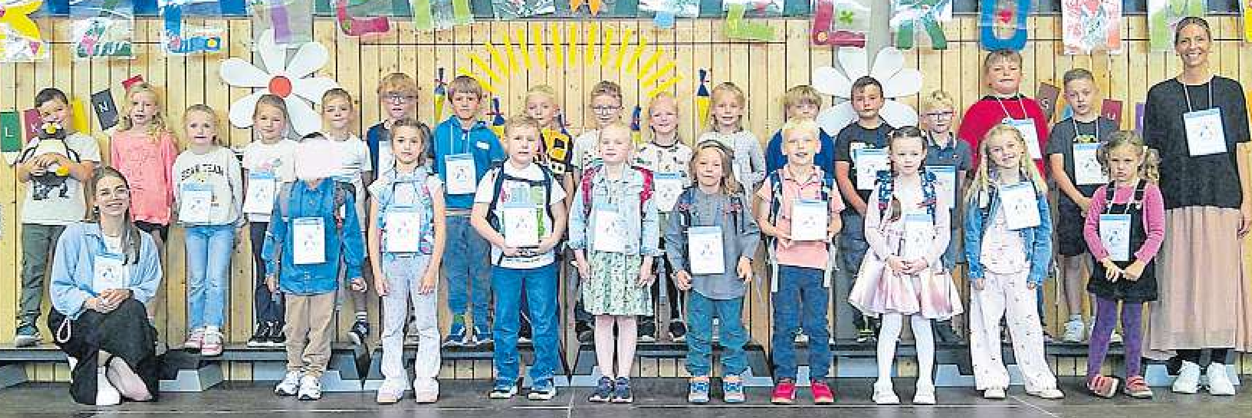 Pinguine, Klassenlehrerinnen Fr. Hellmich, Fr. Ebner