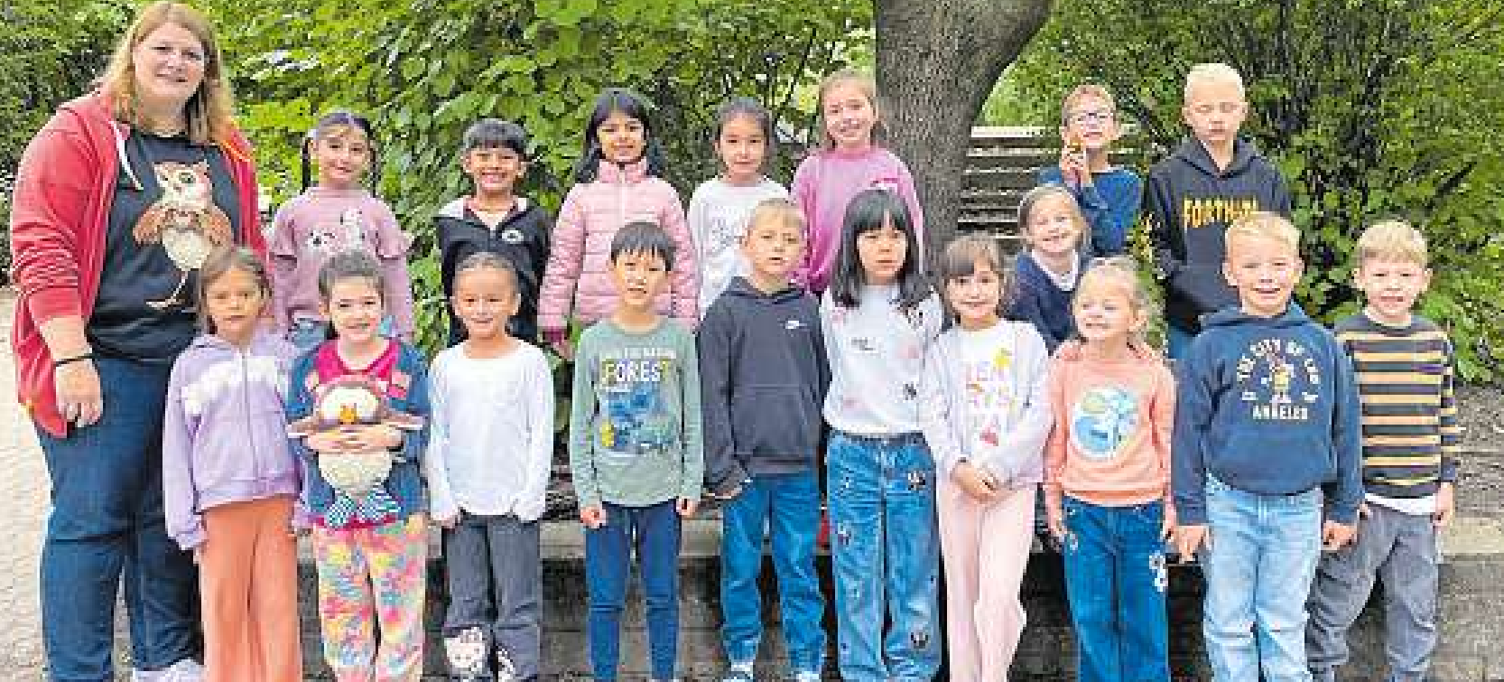Klasse 1b, Klassenlehrerin Fr. Schröder