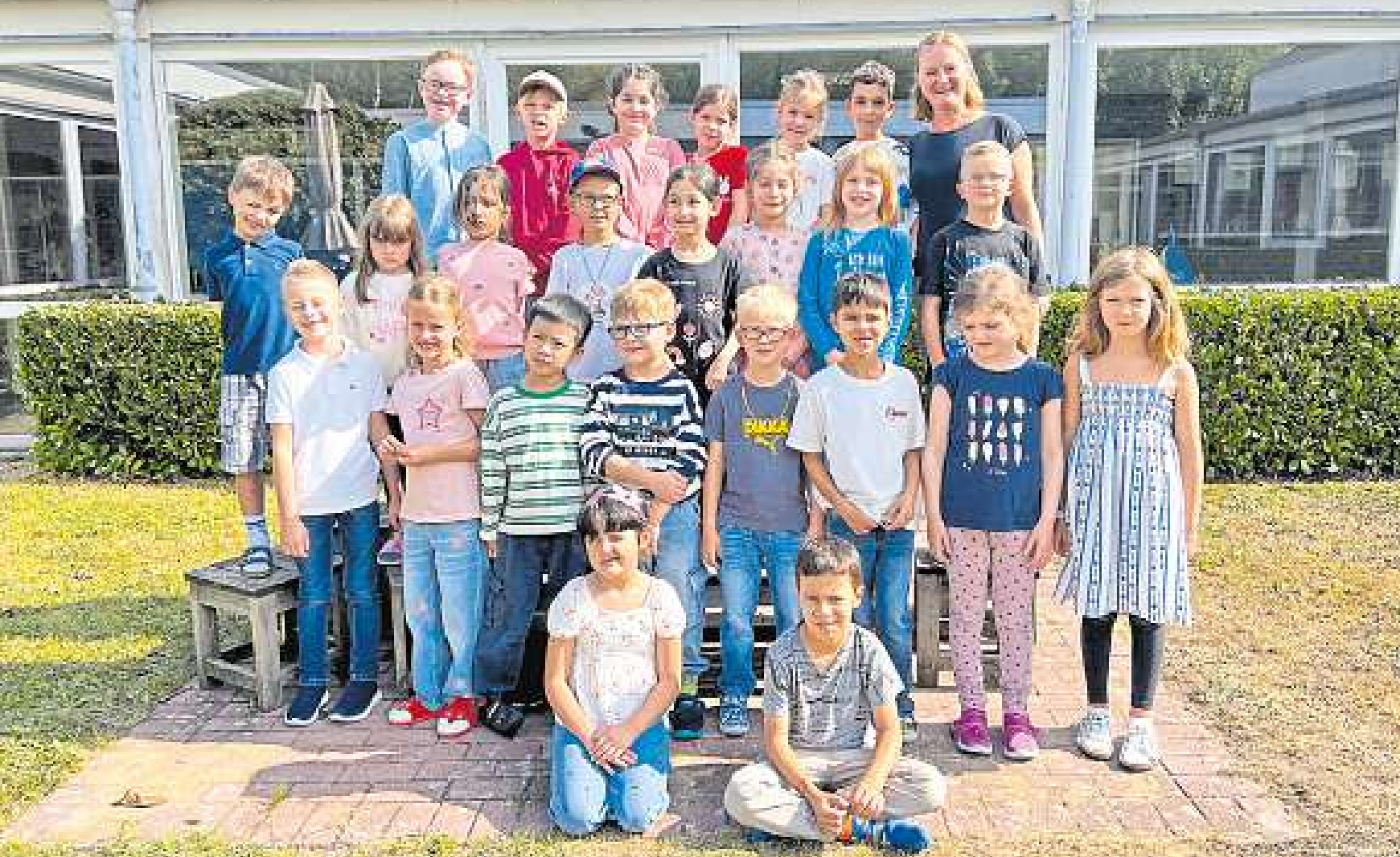 Klasse 1c, Klassenlehrerin Fr. Evangelidis Fotos: Grundschule Ulzburg/hfr (3)
