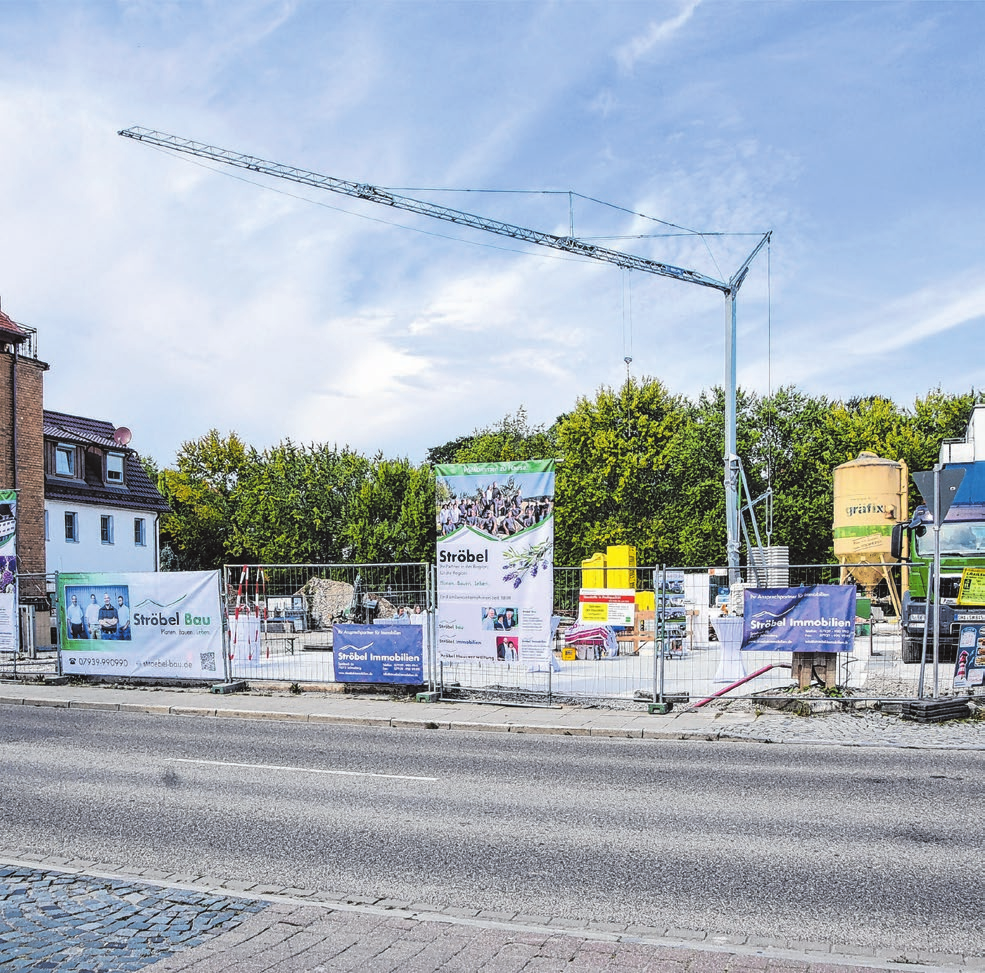 Der Bau des Gebäudes begann vor rund drei Jahren auf ehemaligen Autohaus-Schneider-Gelände.