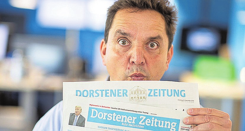 Seit elf Jahren ist Stefan Diebäcker der Redaktionsleiter der Dorstener Zeitung.