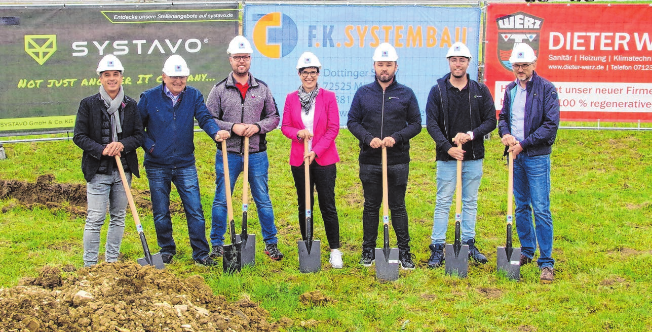 Erster Spatenstich mit Oberbürgermeisterin Carmen Haberstroh: Der moderne Neubau entsteht im Gebiet ,,Braike