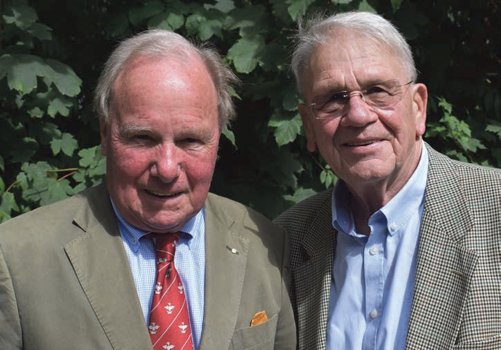Experten für den Eiderkanal: Dr. Ernst Joachim Fürsen und der Kieler Schiffbau-Experte und Historiker Dr. Jürgen Rohweder (rechts) FOTO: LIPSKY