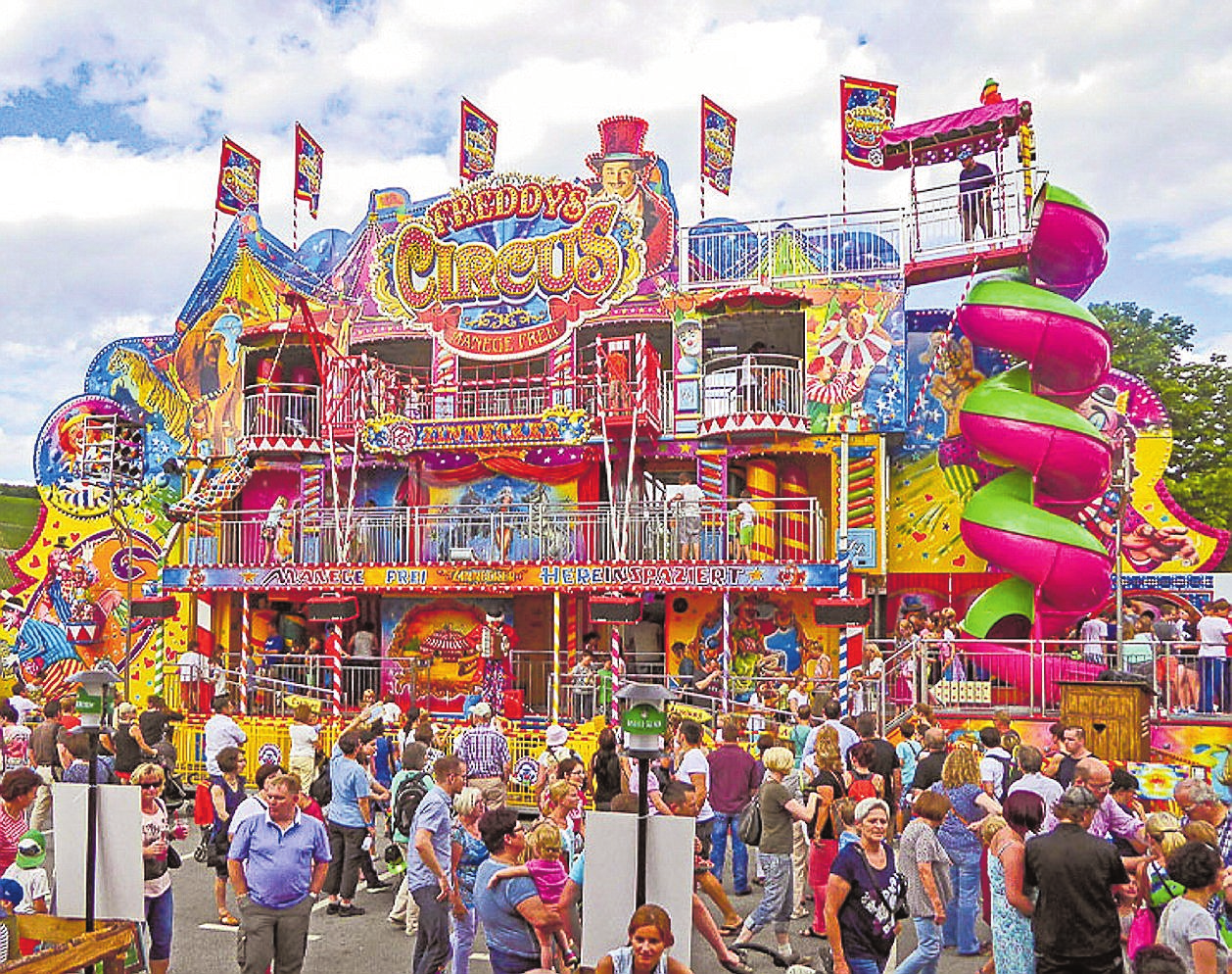 Freddy's Circus erstreckt sich über vier Etagen. FOTO VERANSTALTER