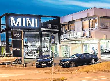Am Standort Speyer bekam die Marke MINI 2009 ihr eigenes Gebäude, den ,,MİNİ-Cube". FOTO: AUTOHAUS CUNTZ/FREI
