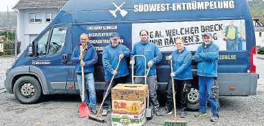 Hilft etwa auch bei der Räumung von Messi-Haushalten: das Team der Südwest-Entrümpelung GmbH.  FOTO: WALTER POTDEVIN