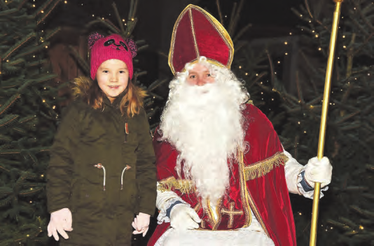 Leonie freut sich schon sehr auf den Nikolaus. Foto: Stadtgemeinde Grieskirchen/Wolfgang Kunasz-Herzig
