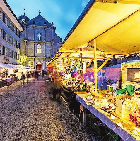Der Weihnachtsmarkt in Wienacht-Tobel ist einen Besuch wert. Bild: Appenzellerland Tourismus AR