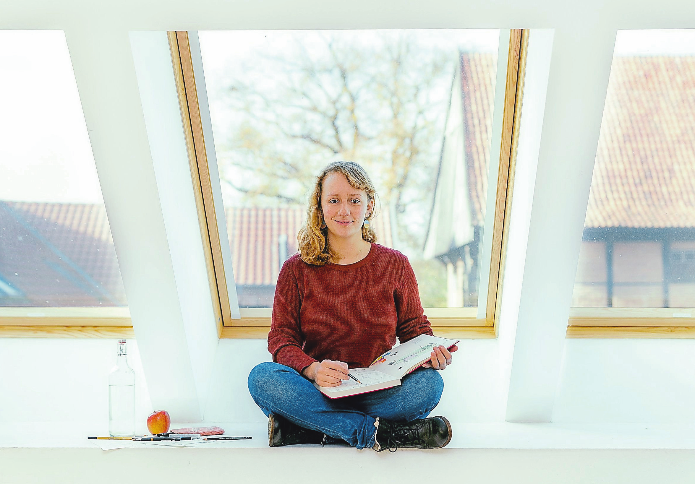 Perspektiven wechseln, sich weiterentwickeln und Neues lernen: Helene Steinberg bildet sich zur Gestalterin im Handwerk an der Akademie für Gestaltung der HWK Münster fort.
