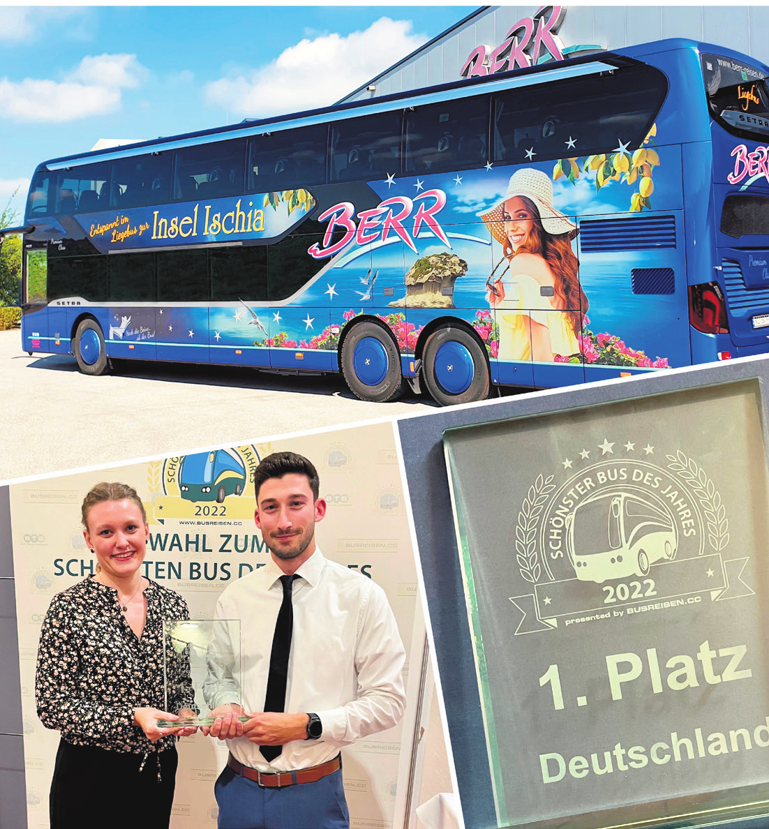 Der Berr-Liegebus - Prämiert als der ,,Schönste Bus Deutschlands 2022“