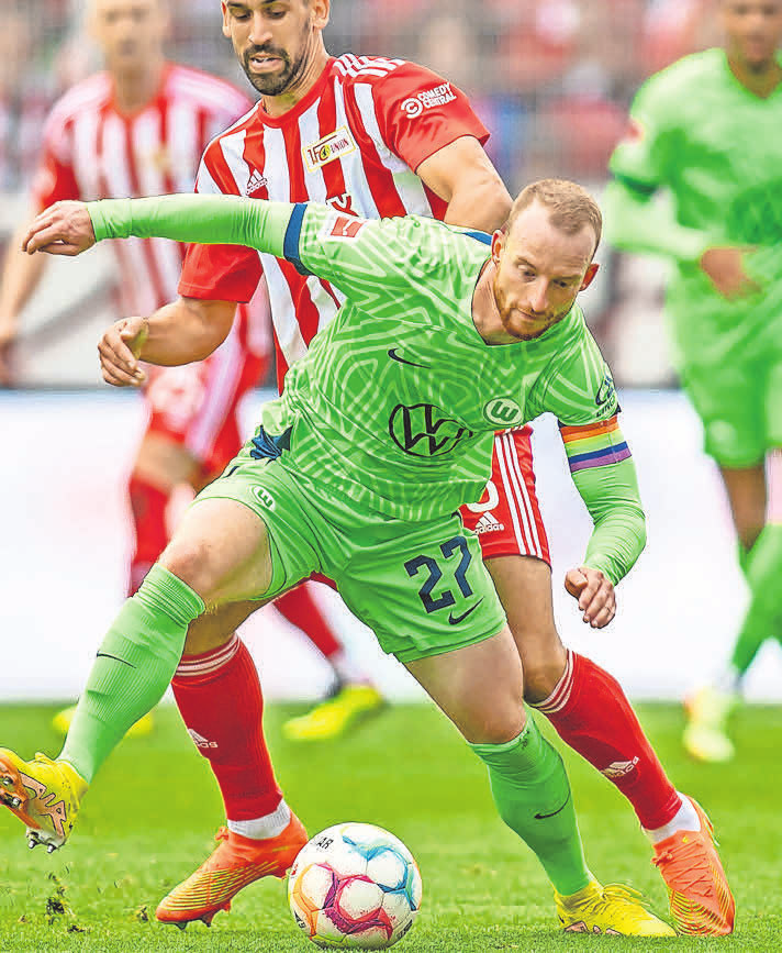 Platz drei in der Liga: Wolfsburgs Dauerläufer Maximilian Arnold.