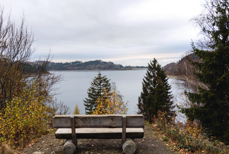 Ausblick auf die Granetalsperre.