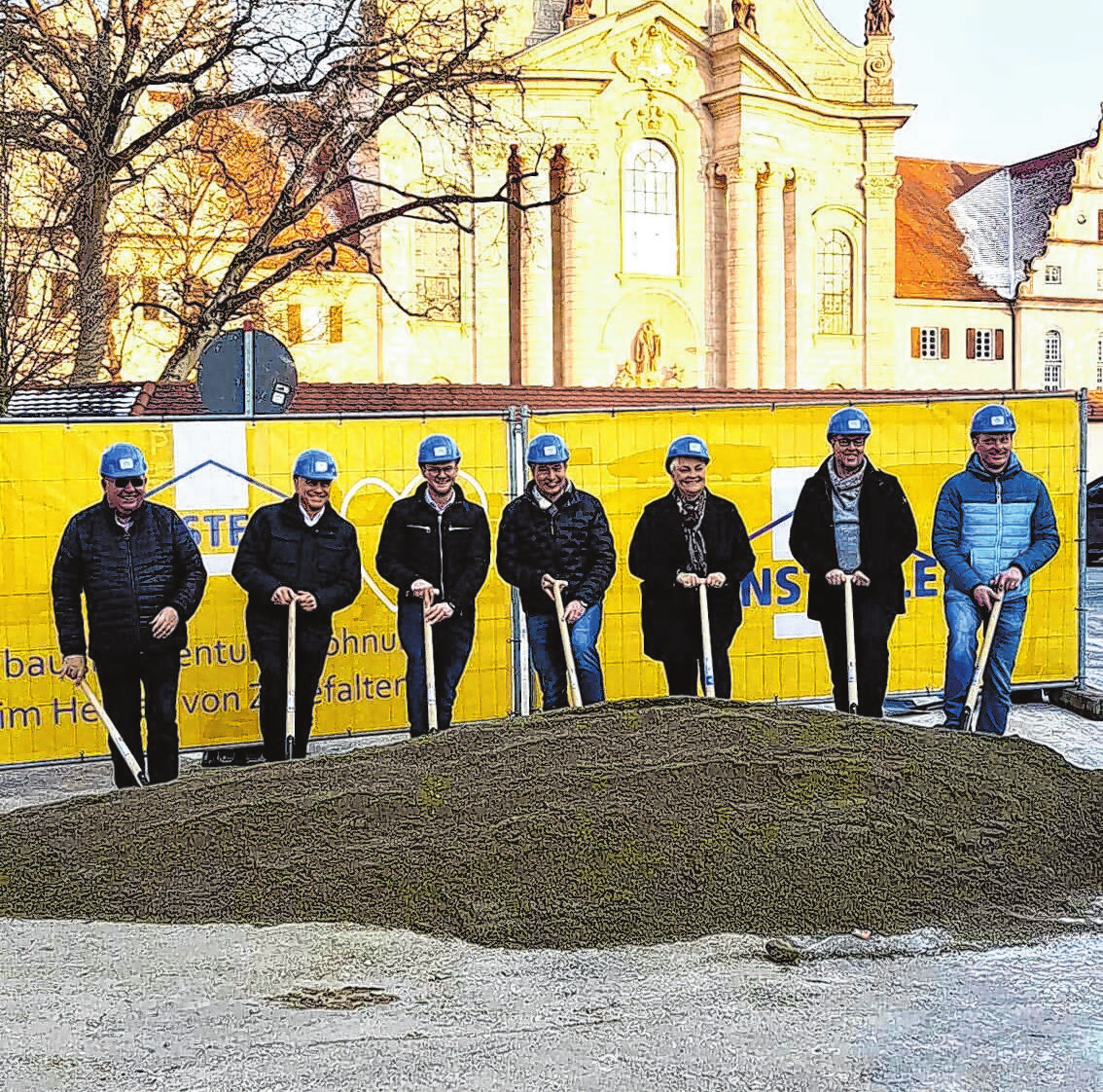 Kürzlich erfolgte der offizielle Spatenstich für das Neubauprojekt im Herzen der Gemeinde.