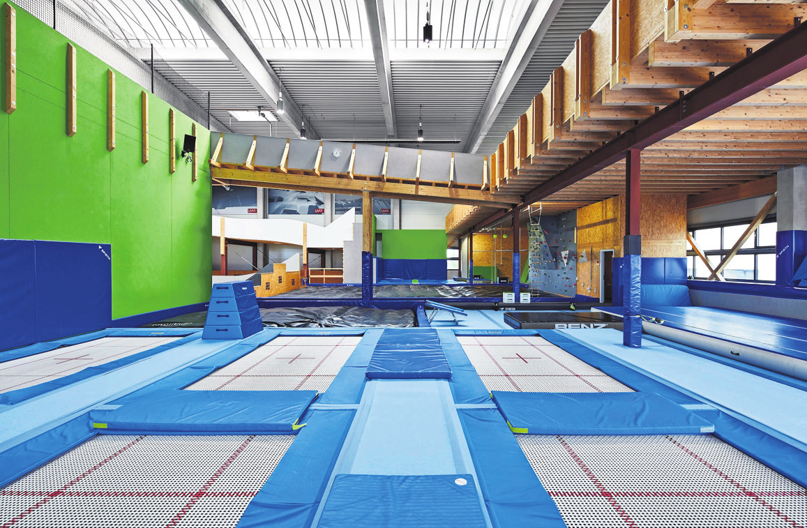 Eine Halle zum Austoben für Groß und Klein. Fotos: Freestyle Academy Stuttgart
