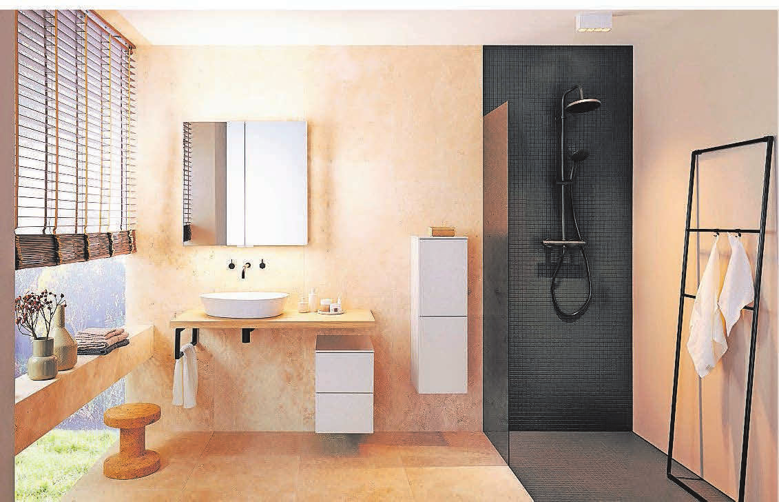 Mit den richtigen Möbeln werden Badezimmer dauerhaft sicher und komfortabel zum individuellen Wohlfühlort. FOTO: DGM/BURGBAD