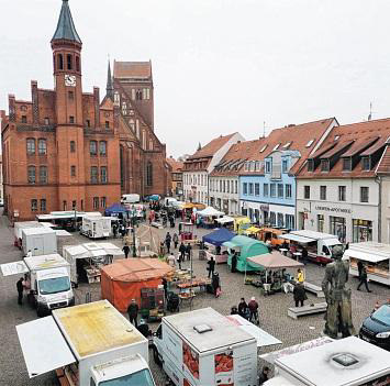 Der Surn-Hansen-Markt im vergangenen Jahr. FOTO: STADT PERLEBERG