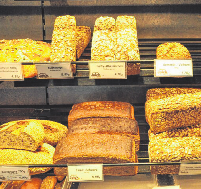 Allein 25 Sorten Brot hat die Bäckerei Jaich im Angebot.