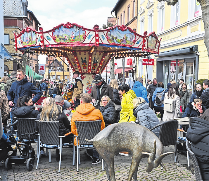 Auch für die kleinsten Besucher ist beim Frühlingsmarkt für Unterhaltung und Spaß gesorgt. Foto: Stadt Hünfeld