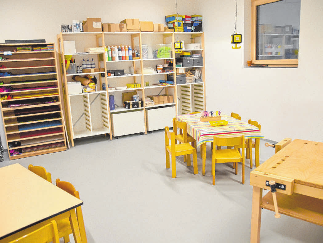 Neuer Kindergarten wird eröffnet, 5 Gruppen haben darin Platz