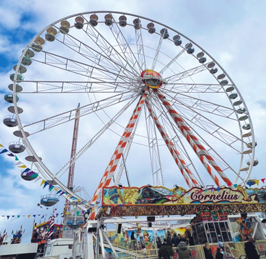 Riesenrad in Bielefeld.