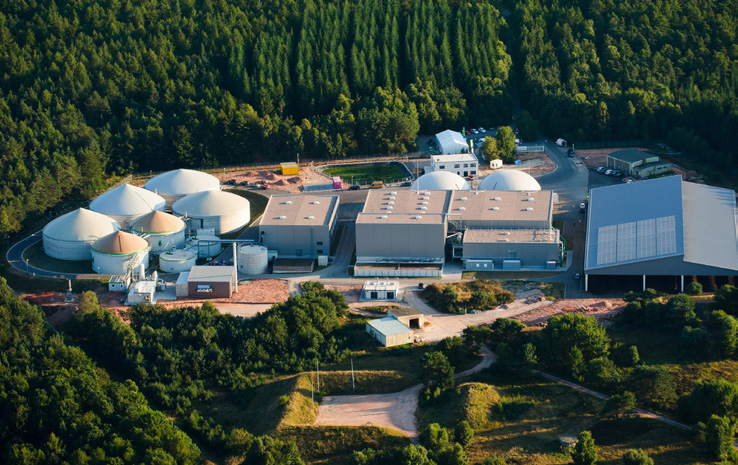 Mit der Biothan-Anlage auf dem Finkenberg bei Großenlüder war RhönEnergie ein bundesweit vielbeachteter PionierFoto: Christian Tech