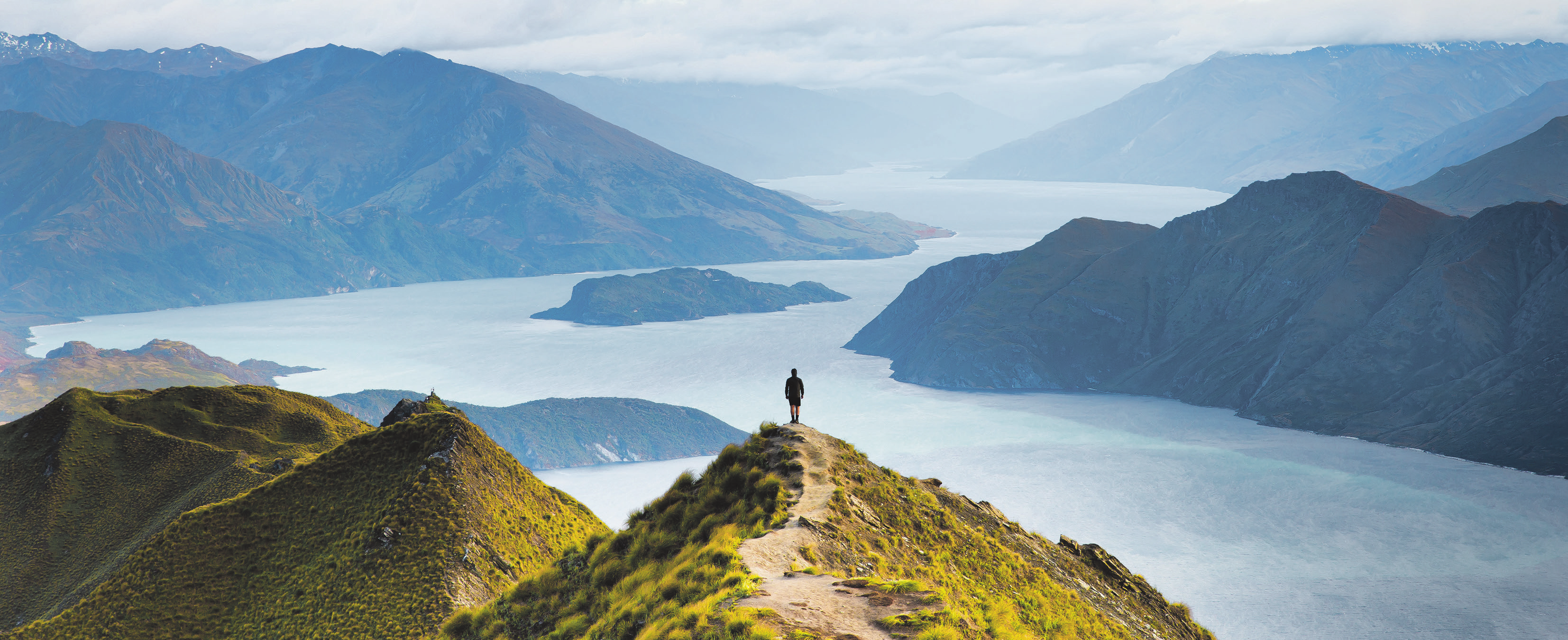 Spektakuläre Aussichten bieten sich den Wandernden beim Trecking in Neuseeland. Unlängst wurde eine neue Route rund um die Südinsel eröffnet Foto: Joshua/stock.adobe.com