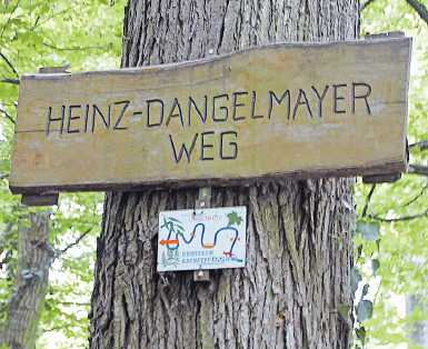 Der Namensgeber: Heinz Dangelmayer hat den Druslach-Weg initiiert. FOTO: SUSANNE KÜHNER
