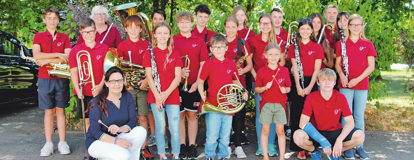 Nach ungefähr einem Jahr Ausbildung am Instrument können die Kinder und Jugendlichen im Schülerensemble „Vikids" mitspielen.