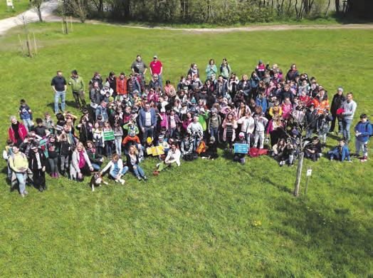 150 Schüler erlebten Natur zum Angreifen im Steyrer Stadtgut. Foto: Kainrath