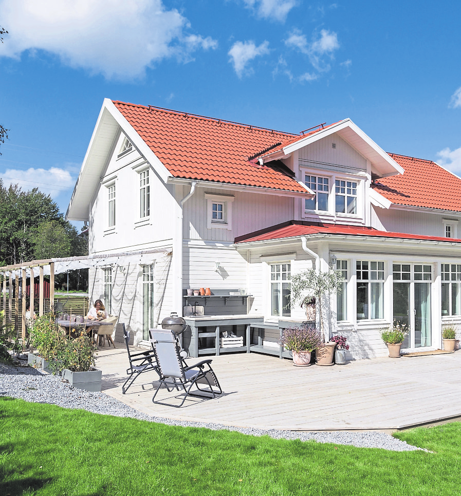 VIELFALT: Vom eingeschossigen Bungalow bis zur großzügigen Villa mit Platz für die ganze Familie decken die Schwedenhäuser unterschiedlichste Bedürfnisse ab. Foto: djd/Eksjöhus