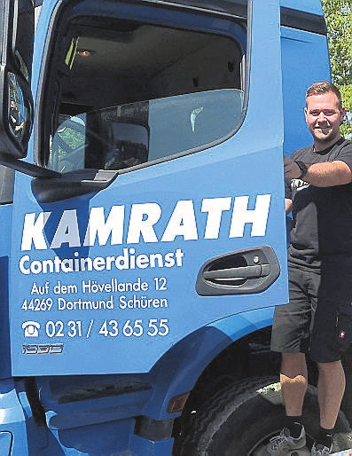 Die LWK des Containerdienstes Kamrath sind alle moderne Euro 6-Fahrzeuge.