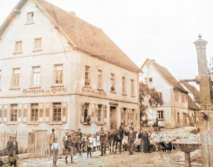 Schillingstadt früher: Das Gasthaus zum Hirsch