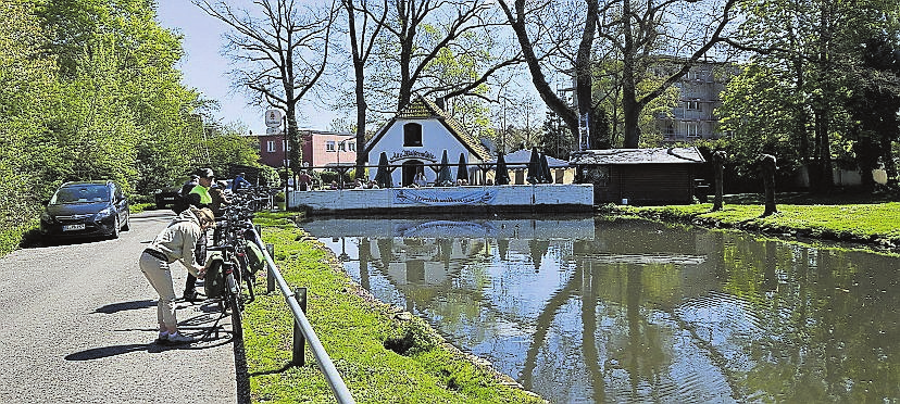 Der Teich vor der alten Wassermühle. FOTO PRIVAT