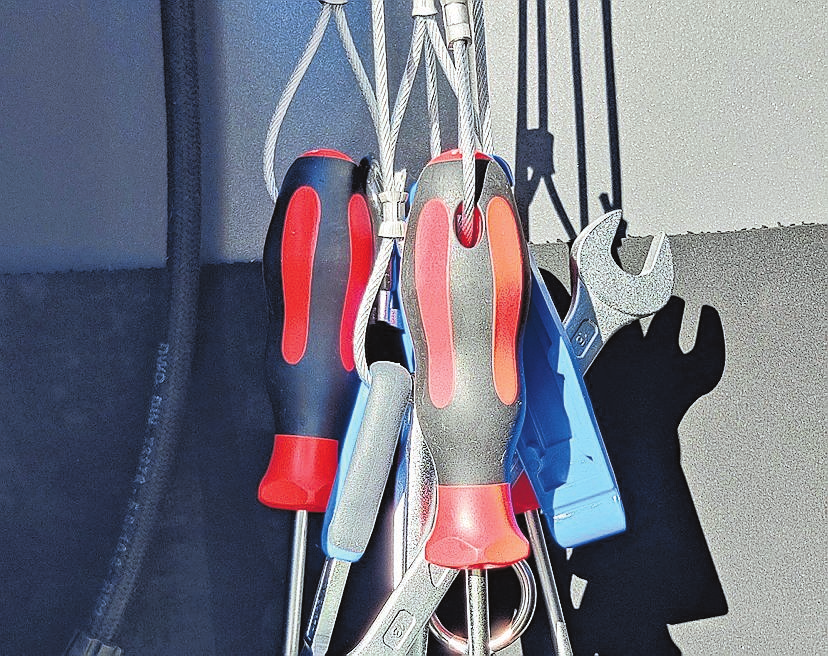 Vielfältige Tools an der Radstation Suderwich. FOTO: PRIVAT