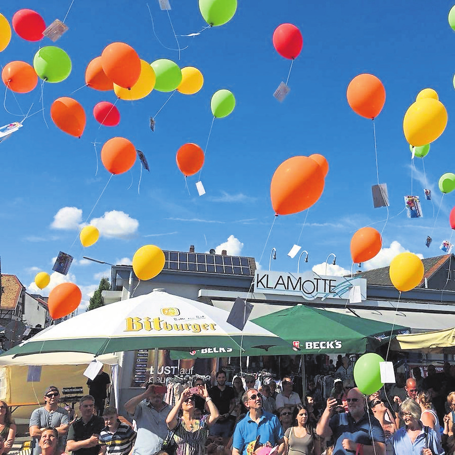 Lebensfreude pur beim Reinheimer Markt (hier eine Aufnahme von der bisher letzten Veranstaltung in 2019). Dieses Jahr wird endlich wieder gefeiert. Fotos: Grit Schieck