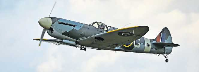 Die motorgetriebene Spitfire wird die Blicke der Besucher auf sich ziehen. FOTO: ROBERT KAPPER/GRATIS