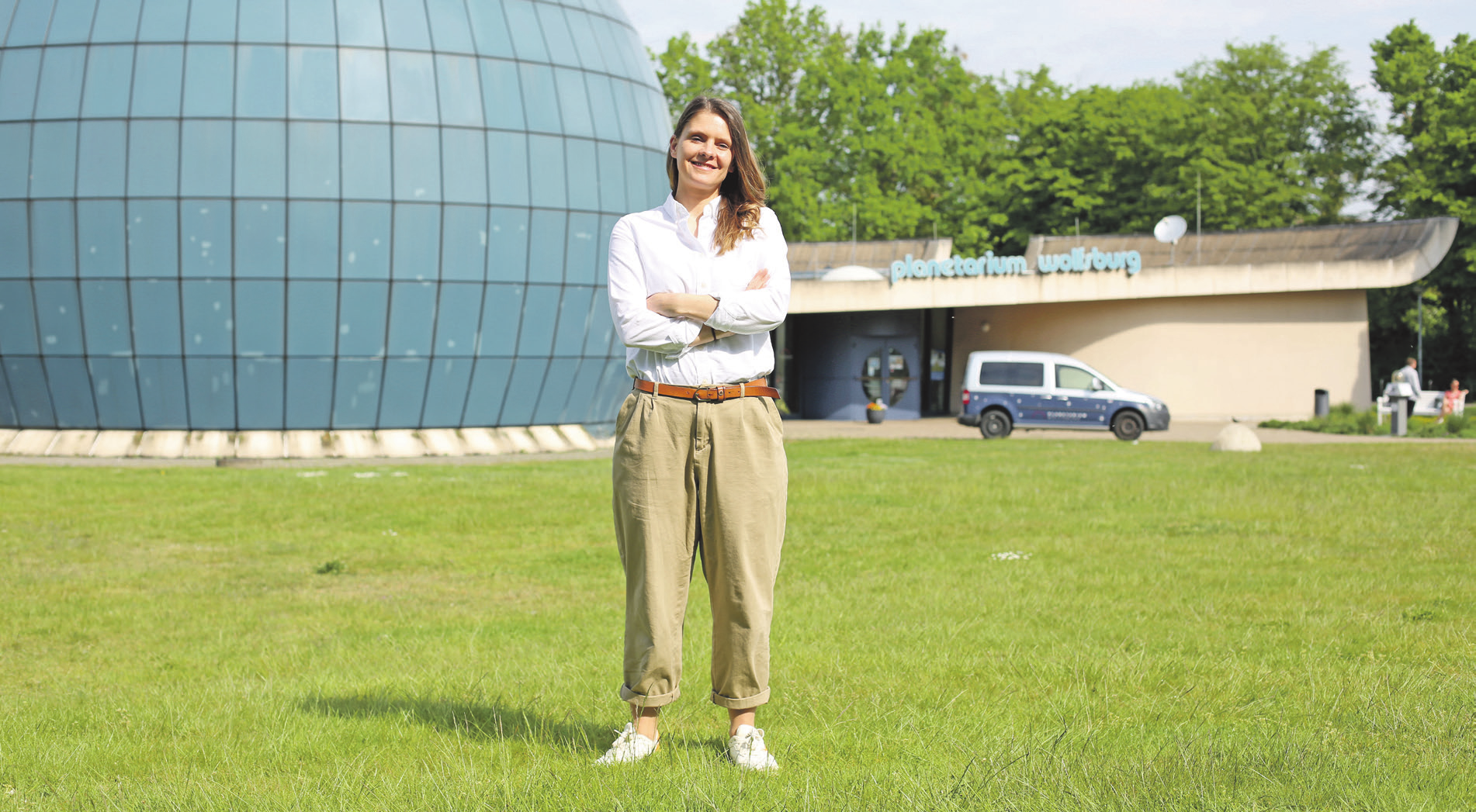 Eileen Pollex freut sich auf das „einzigartige Kunst- und Kulturprojekt“ in ihrem Haus. Foto: Gero Gerewitz