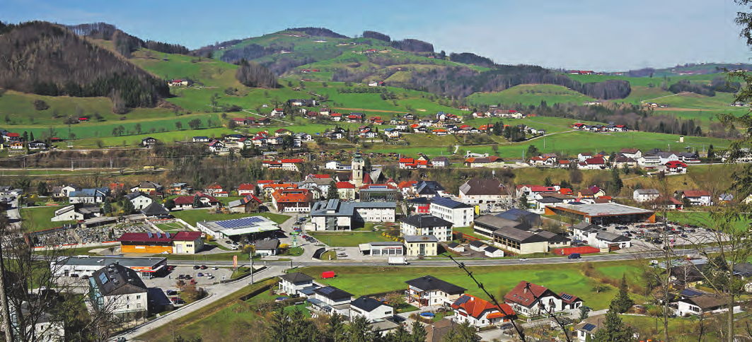 Mit den neuen PV-Anlagen wird die Gemeinde künftig fast zwei Drittel ihres Stromverbrauchs abdecken können. Foto: Gemeinde Ternberg