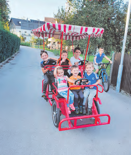 Italienisches Flair mit dem Familienfahrrad Fotos: PRO Freistadt