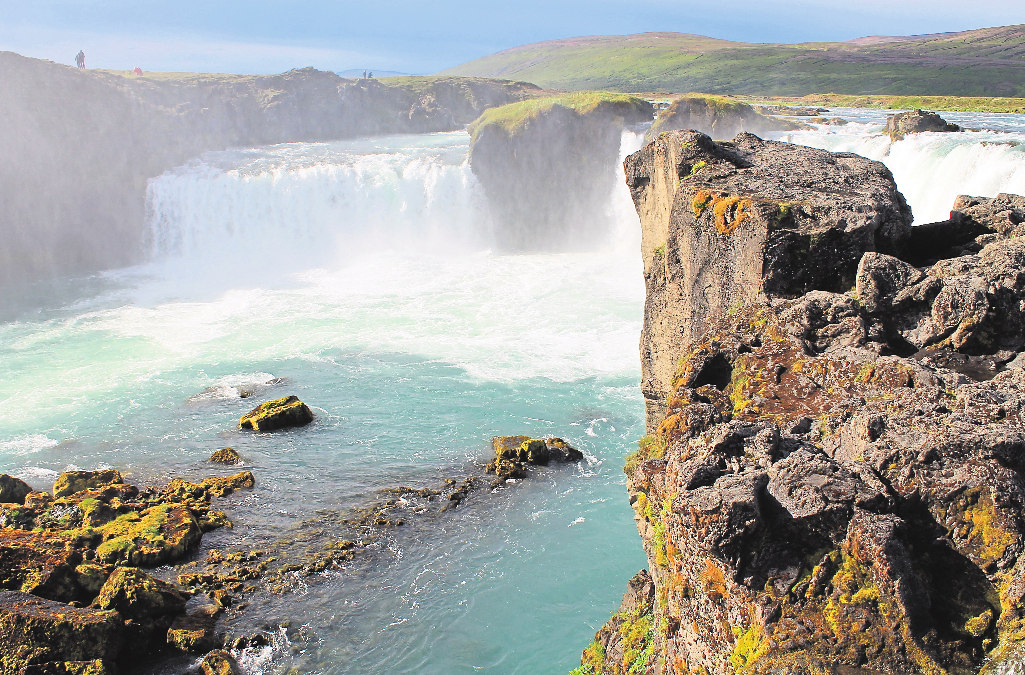 Der Goðafoss oder „Wasserfall der Götter“ ist eines der beliebtesten Fotomotive Islands.