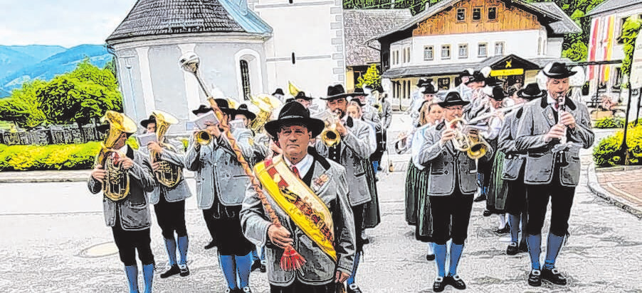 Die Musikkapelle von Ebene Reichenau. Foto: Beate Müller