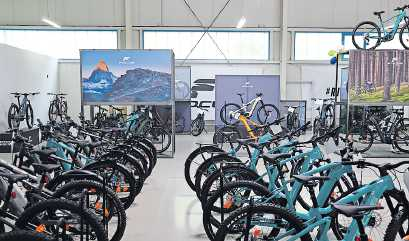 Eine reichhaltige Auswahl bietet der e-Bike-Store. FOTO: MWL